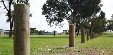 City of Cockburn Security Fencing Project, Dome Top Timber Bollards Project