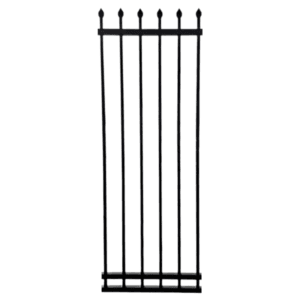 Single Black Garrison Gate (Includes 100x100 posts, hinges & D'latch)