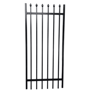 Single Black Garrison Gate (Includes posts, hinges & D-Latch)