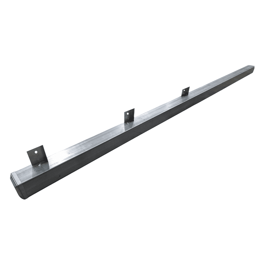 100x100 Steel Post with Post Cap & Cleats