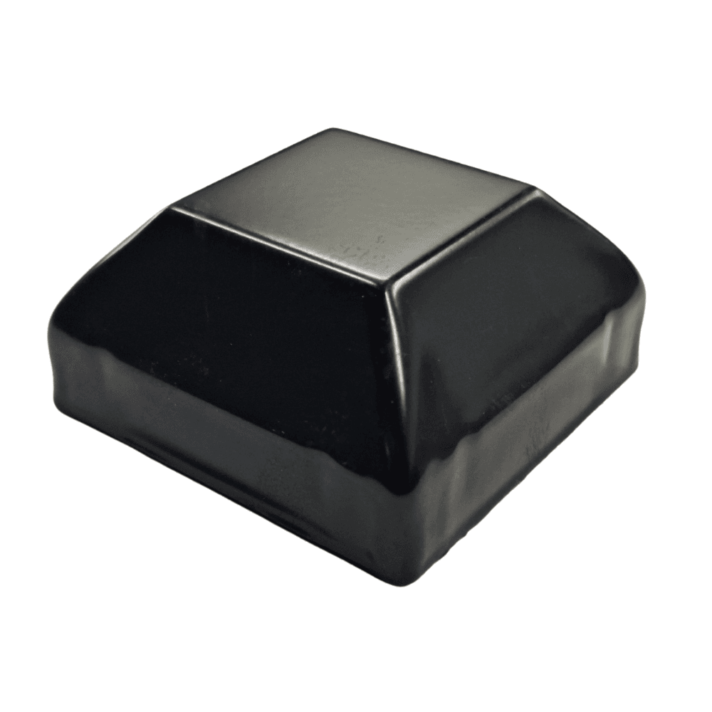 50x50 Black Fencing Steel Post Cap